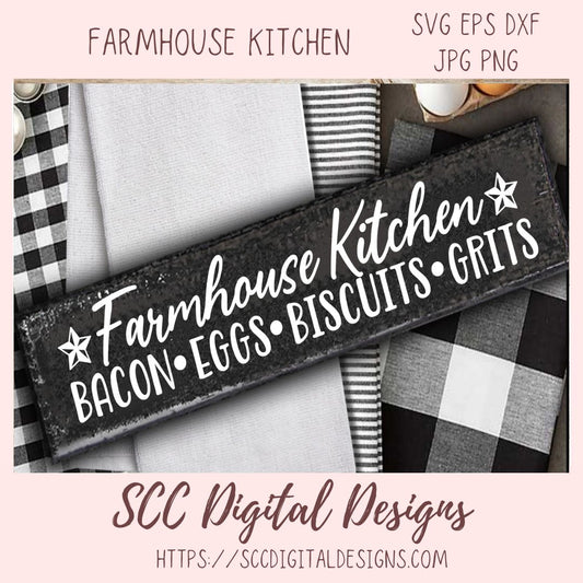 Farmhouse Kitchen SVG  1 design in svg eps dxf jpg png formats