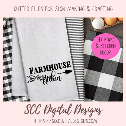 Farmhouse Kitchen SVG Mini Bundle, Welcome to Fur Kitchen, Farmhouse Kitchen Sign, Welcome to the Farm, Farm Fresh Bacon & Eggs Gift for Mom