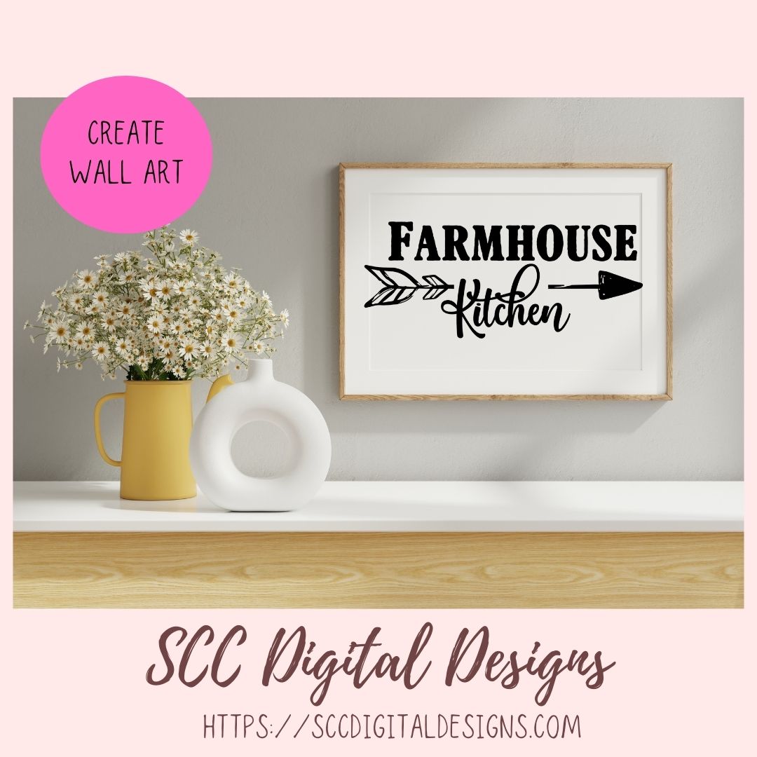 Farmhouse Kitchen SVG Mini Bundle, Welcome to Fur Kitchen, Farmhouse Kitchen Sign, Welcome to the Farm, Farm Fresh Bacon & Eggs Gift for Mom