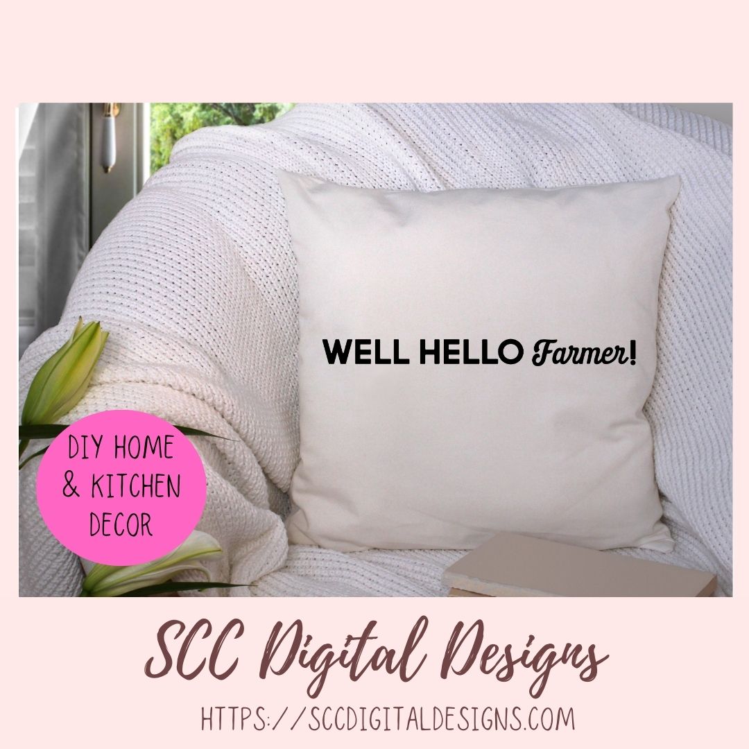 Farm Life 8 Bundle SVG, Farm Fresh Eggs, Farmhouse Decor for Mom, Well Hello Farmer Wall Art for Girlfriend Farm Quotes for Tumblers for Dad