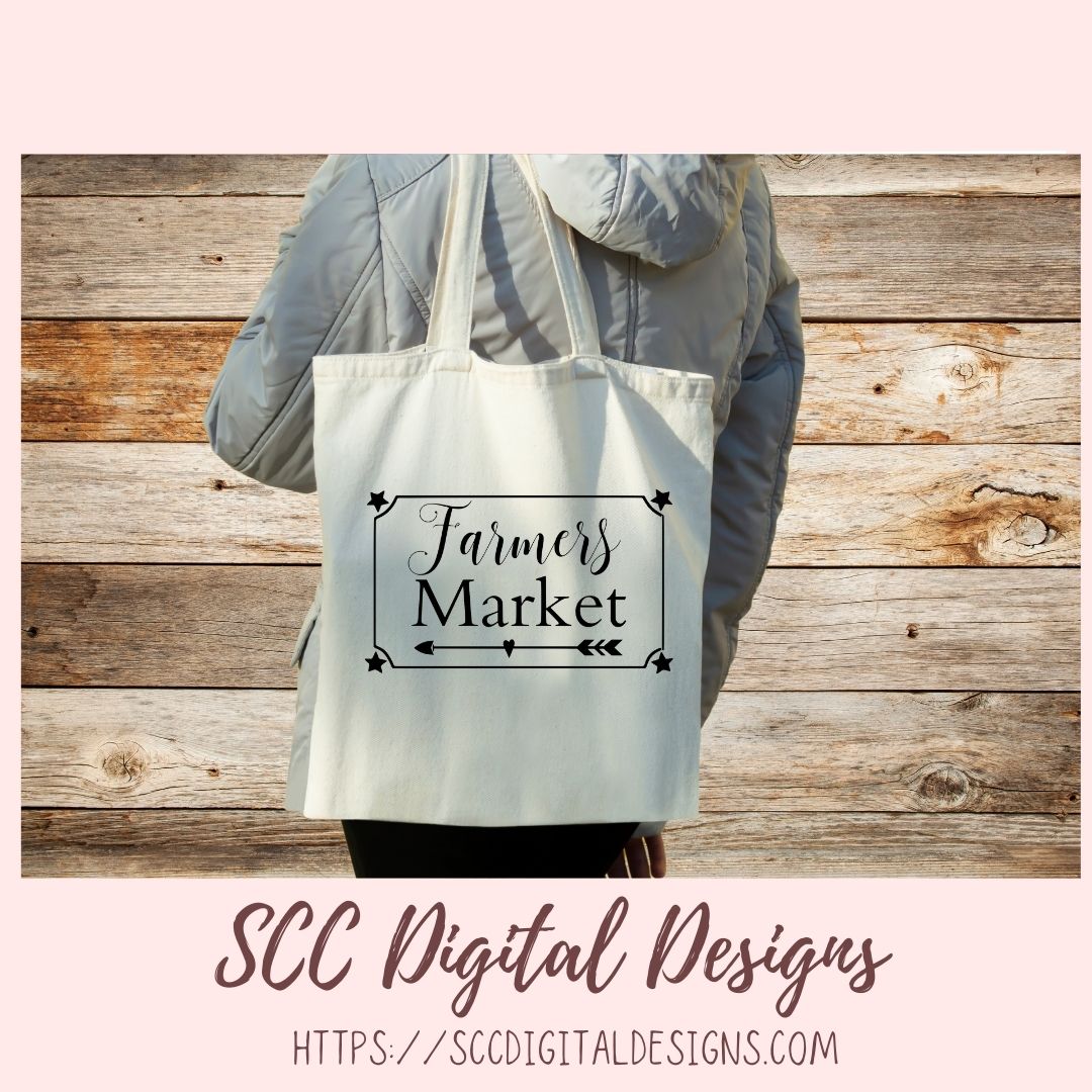 Farm to Fork SVG Mini Bundle, Market Fresh Support Your Local Farmers Farmers Market, DIY Farmhouse Home Decor with Cricut for Mom