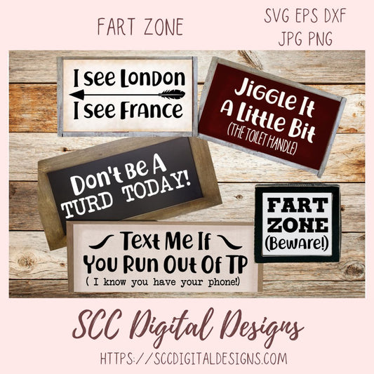 Funny Bathroom SVG Bundle
5 designs in svg eps dxf jpg png formats