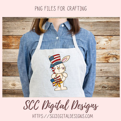 Cute Rabbit PNG, Land That I Love Clipart, Americana Red White & Blue Flag, Bald Eagle, July 4th Patriotic Independence Day Clip Art