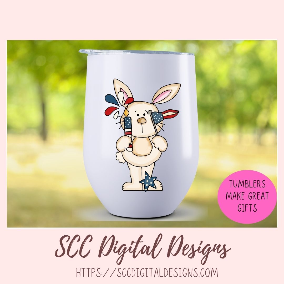 Cute Rabbit PNG, Land That I Love Clipart, Americana Red White & Blue Flag, Bald Eagle, July 4th Patriotic Independence Day Clip Art