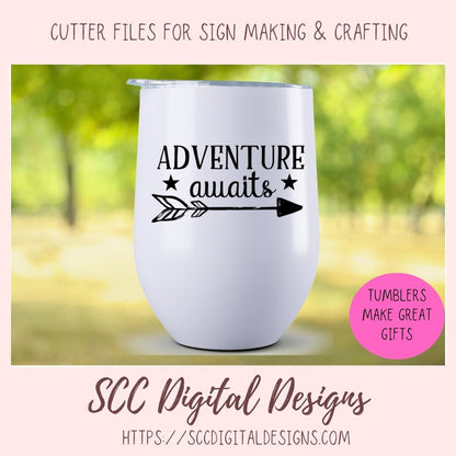 Happy Campers SVG Bundle, Adventure Awaits Glamper Wall Art for Mom, Welcome to our Firepit Glamping Flag for Girlfriend, Camping Quotes PNG