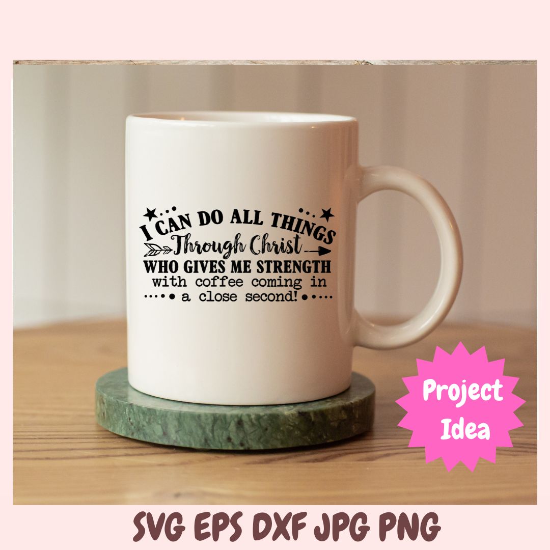 I Can Do All Things Through Christ
1 design in svg eps dxf jpg png formats