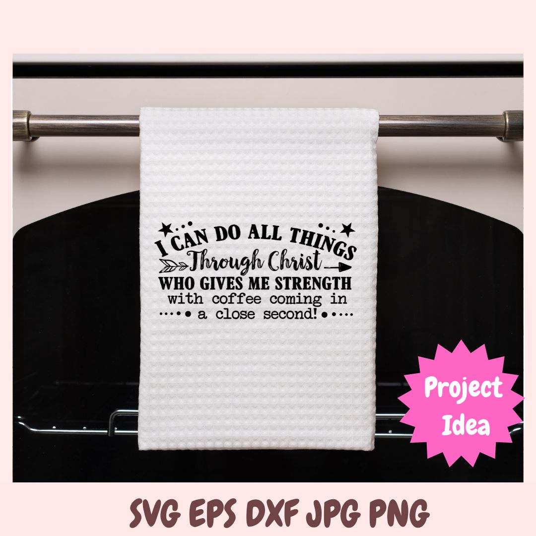 I Can Do All Things Through Christ
1 design in svg eps dxf jpg png formats