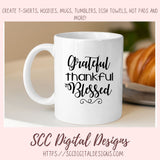 Always Stay Humble and Kind SVG, Grateful Thankful Blessed Farmhouse Sign for Mom, Inspirational Quote Home Decor for Girlfriend, Wall Art