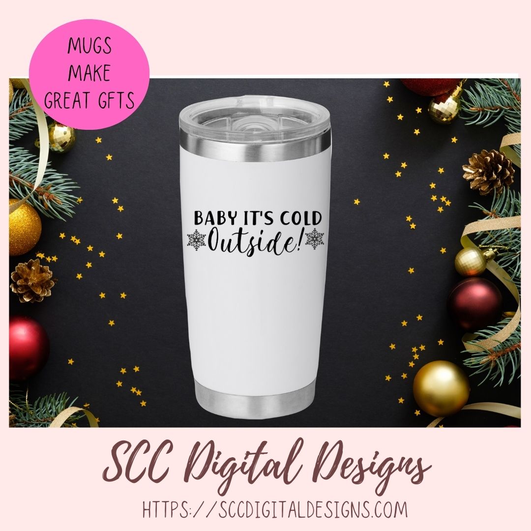 Kisses from Heaven SVG Mini Bundle, Let it Snow Sign, Baby it's Cold Outside PNG, Snowflakes are Kisses from Heaven Memorial Gift for Her