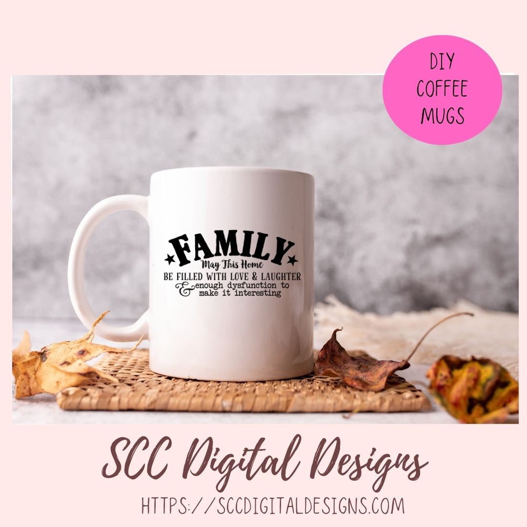 Family SVG, May This Home Be Filled With Love & Laughter Farmhouse Sign for Mom, House Warming Gift for Couple, Instant Download Designs for Cricut