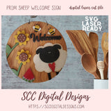 Prim Sheep Welcome Sign Laser SVG
1 Design in digial laser format