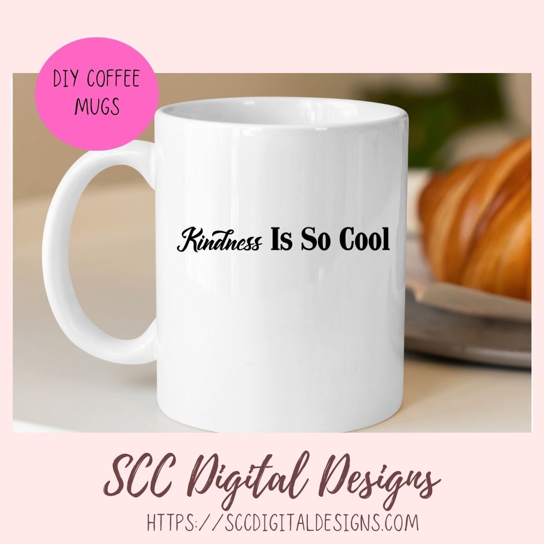 Kindness SVG, Kindness is So Cool, Be Nice or Leave Design Mini Bundle, Inspirational Quote Wall Art for Mom, Movational Farmhouse Decor