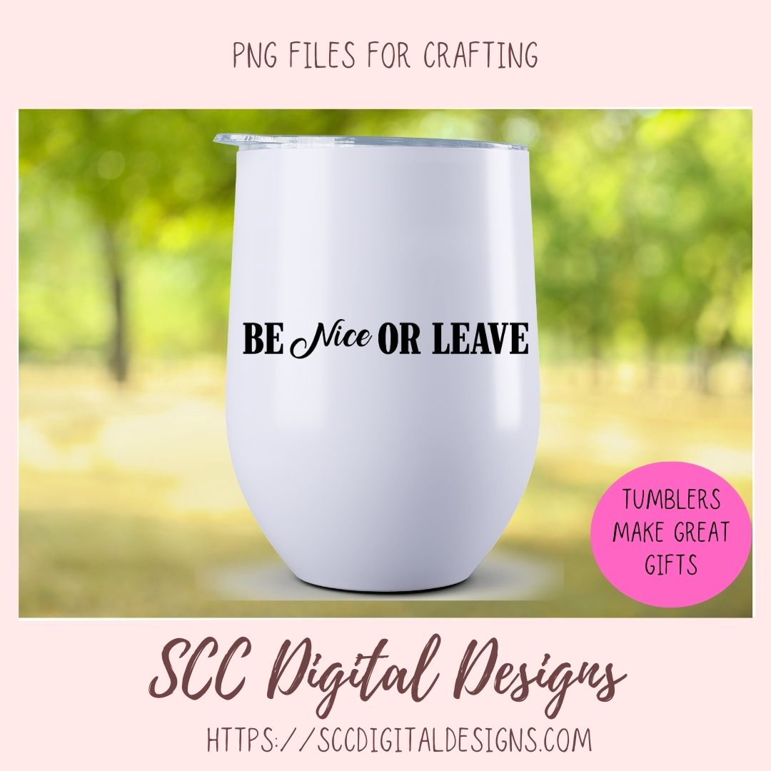 Kindness SVG, Kindness is So Cool, Be Nice or Leave Design Mini Bundle, Inspirational Quote Wall Art for Mom, Movational Farmhouse Decor