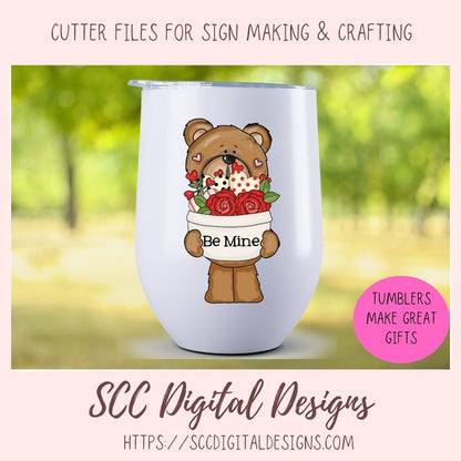 Whimsical Bears Clipart, Love Letter, Red Roses, Chocolate Candies Clip Art for Sublimation for Stickers, Cute PNG Designs for Kids Shirts