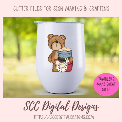 Whimsical Bears PNG for Stickers for Kids, Wall Art for Chicken Lover, Farm Animals Clipart for Sublimation T-Shirts for Women, Scrapbooking Elements