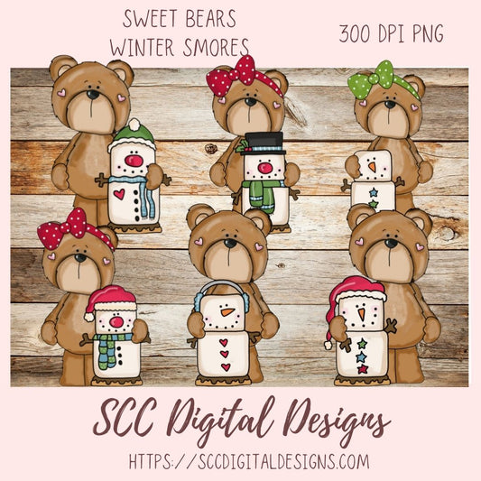 Christmas Bear PNG 6  300 dpi png images