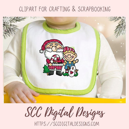 Santa Claus PNG 10 designs in 300 dpi png