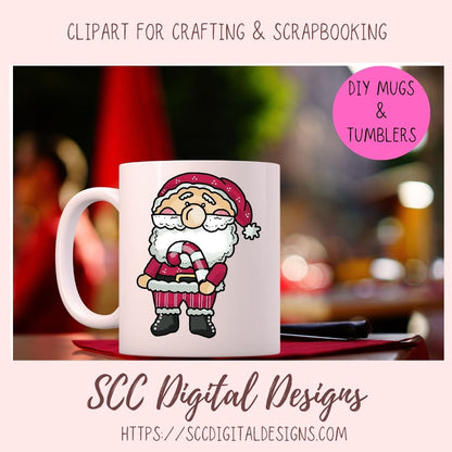 Santa Claus PNG 10 designs in 300 dpi png