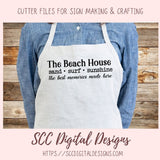 Beach House Memories SVG, Sand Surf Sunshine Mug for Girlfriend, The Best Memories are Made Here Cottage Decor for Mom, Beach Lover Gift