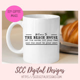 Welcome to the Beach House SVG 1 design in svg eps dxf jpg png formats