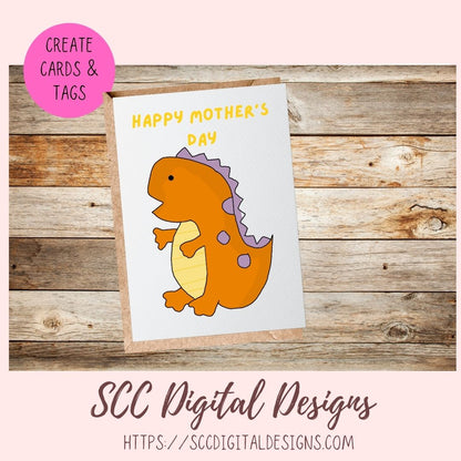 Walk with the Dino's Clipart, Digital Background Papers, Wordart, Dinosaur PNGs for Stickers for Kids, Instant Download Scrapbook Elements