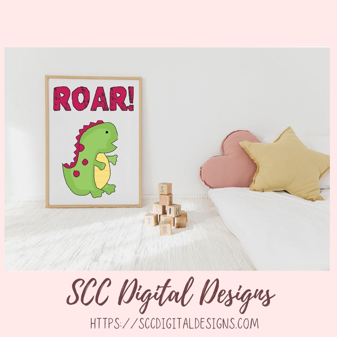 Walk with the Dino's Clipart, Digital Background Papers, Wordart, Dinosaur PNGs for Stickers for Kids, Instant Download Scrapbook Elements