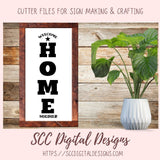 Welcome Home Soldier SVG, Front Porch Sign for Military Homecoming, Patriotic Gift for Him or Her, 4th of July Independence Day
