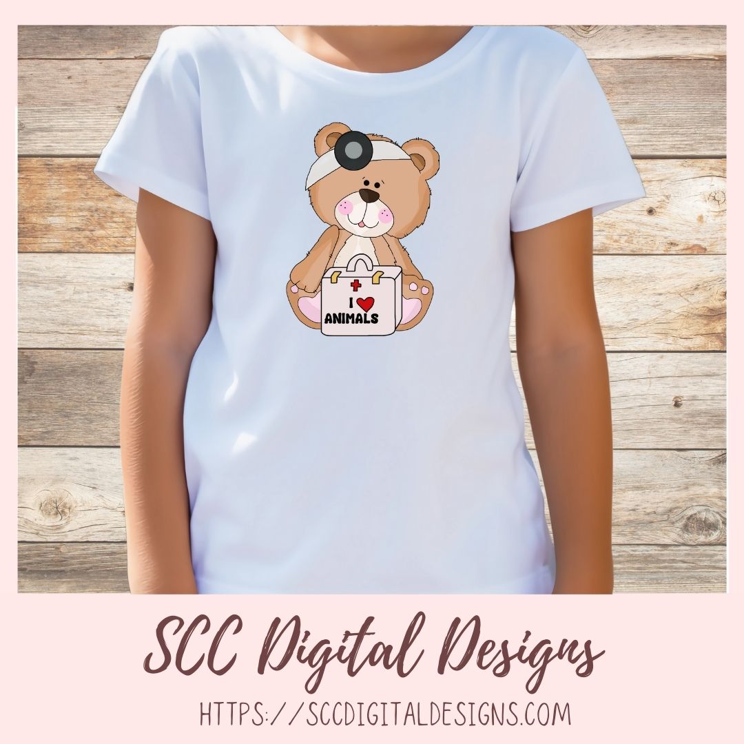 Whimsical Bear Clipart 8 - 300 DPI PNG IMAGES
