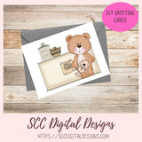 Whimsical Bear Clipart 8 - 300 DPI PNG IMAGES