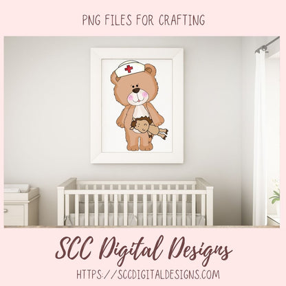 Whimsical Bear Clipart 8 - 300 DPI PNG IMAGES