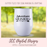 Wild Child SVG Mini Bundle, DIY Adventure Junkie Wall Decor, Glamper Decor Gift for Mom, Camping Mugs for Girlfriend,  Motivational PNG Sayings