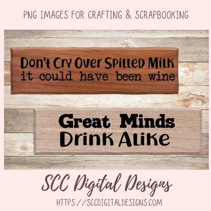 Wine Improves With Age SVG, Great Minds Drink Alike Farmhouse Sign for Girlfriend, Funny Alcohol Sayings Tumblers for Mom, Wine Lover Gift