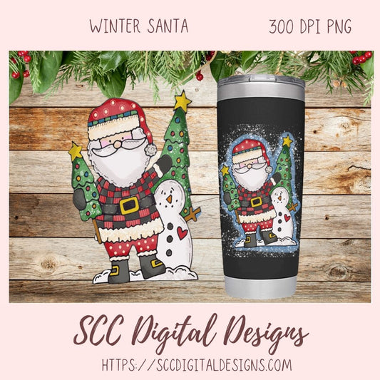 Santa Claus PNG 2 designs in 300 dpi png format