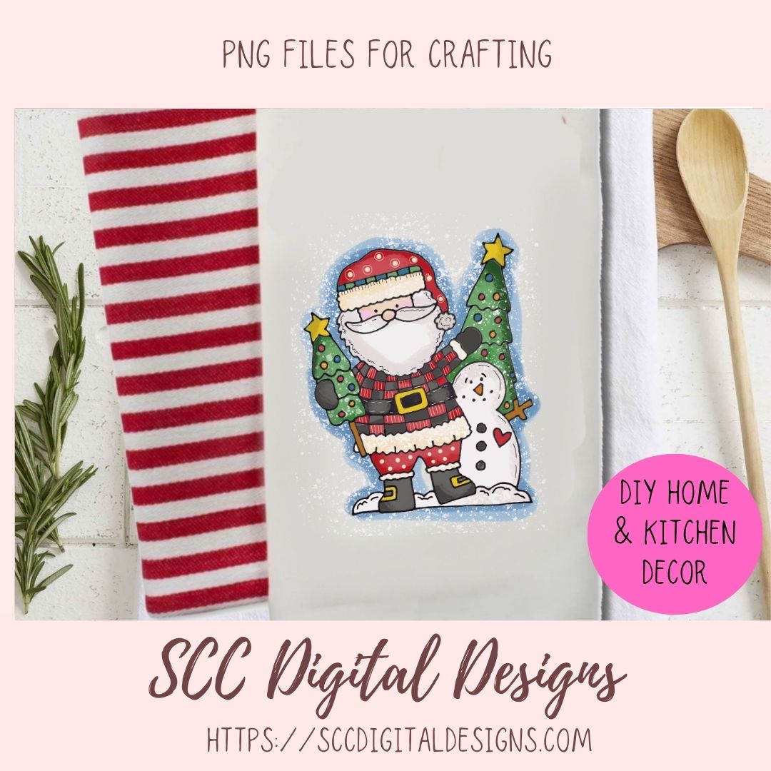Woodland Santa Sublimation Clipart
2 designs in 300 dpi png format