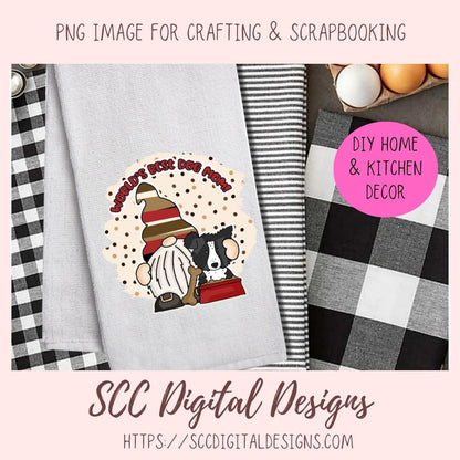 Dog Mom PNG for Sublimation for Stickers, World's Best Border Collie Lover Gift for Mother's Day, Instant Download Dog Clip Art for Planners