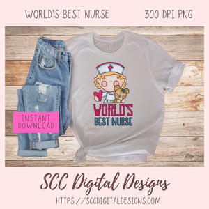 World's Best Nurse Sublimation PNG
1 design in 300 dpi png format