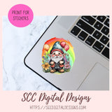 Gnome Birthday Clipart Bundle 9 - 300 dpi png images