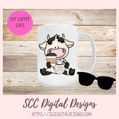 Coffee Shop Clipart 6 images in 300 dpi png format