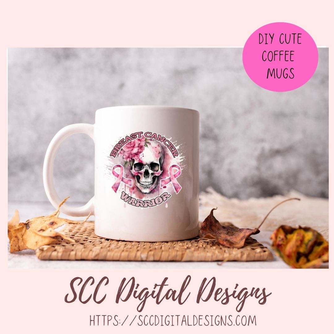 Breast Cancer Awareness: Breast Cancer Warrior Clipart PNG, DIY Gift for Surviror, Pink Ribbon T-shirt for Woman, Women Empowerment Clip Art