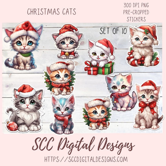 Christmas Kittens PNG 10 300 dpi png images