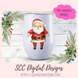 Cute Christmas Cookies Stickers for Digital or Paper Planners, Cocoa Mugs Pre-Cropped Clipart Printable Stickers for Women, Kids, Journals & Scrapbooking