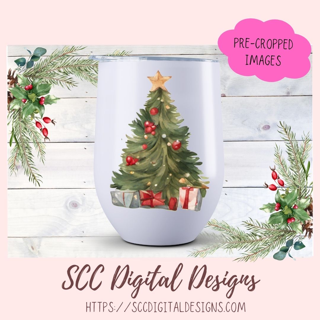 Cute Christmas Eve Cocoa Stickers for Digital or Paper Planners, Pre-Cropped Clipart Printable Stickers for Women, Journal and Scrapbooking