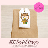 Back to School Owls Clipart, Cute Owls with School Elements Pencil, Crayons, Glue, Report Card, Scrapbooking Elements, DIY Printable Stickers & Digital Planner Stickers