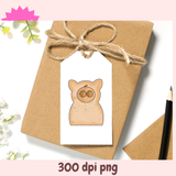 Farm Animals PNG Bundle – Cute Cow, Pig, Chicken & Dog Clipart for Kids’ Shirts, Mugs & DIY Crafts