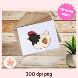 Farm Animals PNG Bundle – Cute Cow, Pig, Chicken & Dog Clipart for Kids’ Shirts, Mugs & DIY Crafts