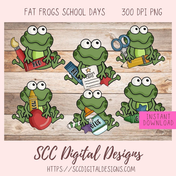 School Days Clipart 6 - designs in 300 dpi png format