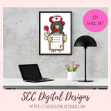 Get Well Soon Clipart 6 designs in 300 dpi png format