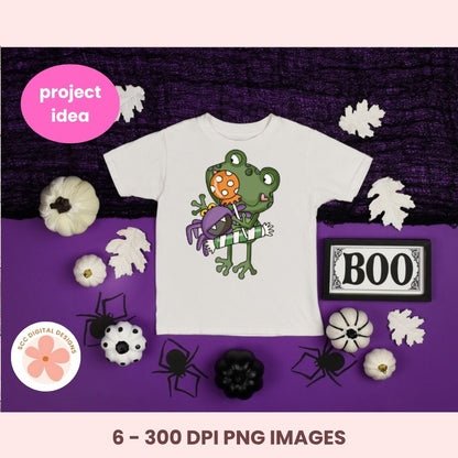Halloween Clipart 6 images in 300 dpi png format