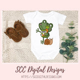 Funny Frogs Clipart, Dancing Gardening Frog, Veggies, Flower, Gardening Tools, Seeds for DIY Cute Stickers for Kids Frog PNG for Sublimation