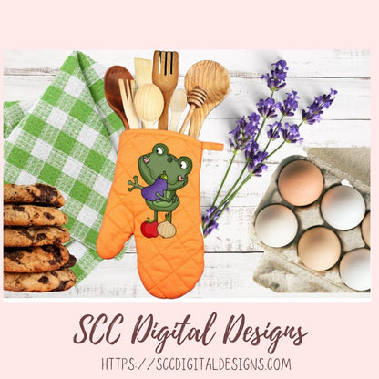 Funny Frogs Clipart, Dancing Gardening Frog, Veggies, Flower, Gardening Tools, Seeds for DIY Cute Stickers for Kids Frog PNG for Sublimation